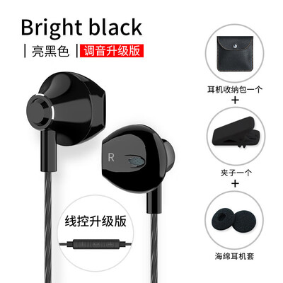 

Langston F9 headphones in-ear subwoofer K-song wired phone half earplugs Apple Android universal subwoofer hifi wire Android cute