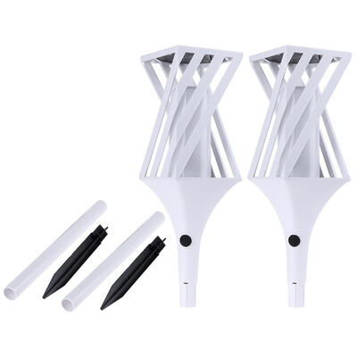

96 LED 11LM Outdoor Solar Waterproof Flame Flickering Lamp Lawn Light Decor