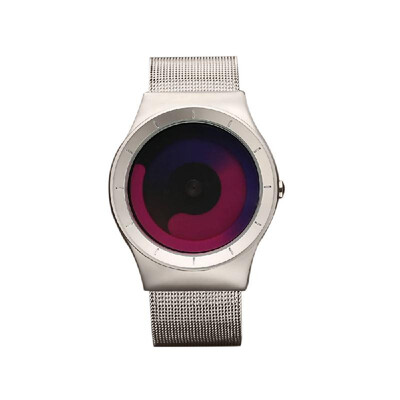 

Personality Vortex Concept Watch Without Pointer Rhinestone Modern Wristwatch Trend Sport Black Wrist Couple Watches for Men Women