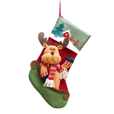 

Household Decoration Christmas Stockings Cute Candy Gift Bag Portable Santa Claus Decor Christmas Decoration Outdoor Tools