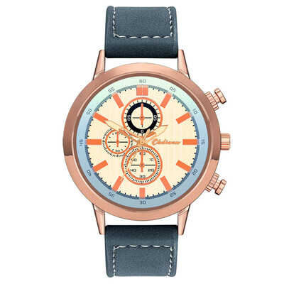 

Gobestart Fashion Leather Mens Quartz Watch Mens Watch Luxury Casual Watch Clock