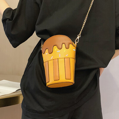 

Wild small bag female bag 2019 new fashion ice cream chain bag summer small fresh ins super fire crossbody bag