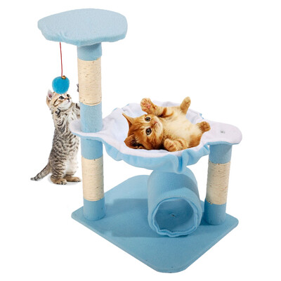 

Ktaxon 28" Pet Club Cat Tree Condo House Scratcher Furniture with Hammock Toy 3 Colors