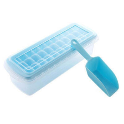 

DIY 33 Ice Grides Set Combination Type PP Ice Making Mold Tray Box with Lid Free Ice Shovel2 Pcslot