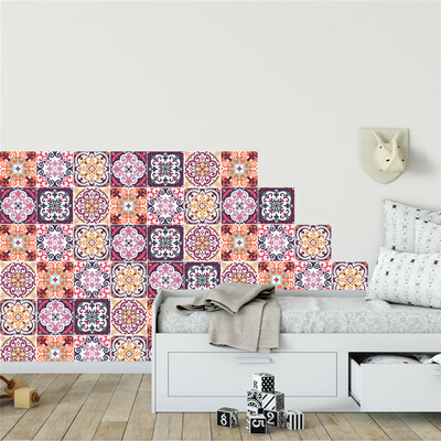 

〖Follure〗6PCS Geometric Self Adhesive Tile Stickers Decal Home Decoration Wall Sticker