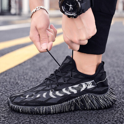 

Board shoes personality tide shoes running shoes basketball shoes mens shoes mesh shoes breathable flying woven sports shoes