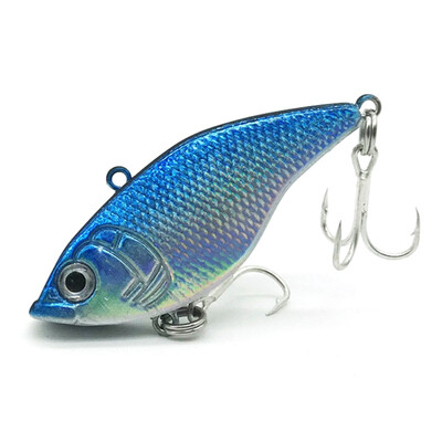 

Hard VIB Lures 5CM Fishing Bait Treble Hooks 3D Fishing Eyes Crankbait Vibe Sinking Lure Fishing Tackle