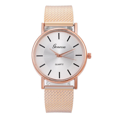 

New Luxury Women Geneva Simple Watches Female Clock Quartz Wristwatch Fashion Ladies Wrist Watch reloj mujer relogio feminino