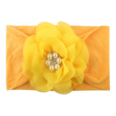 

2019 New Baby Cute Girls Pearl Floral Design Headband Headwear Apparel Photography Prop Party Gift