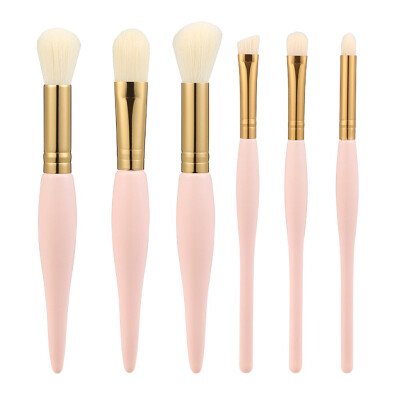 

Gobestart 6 Pcs Big Belly Makeup Tools Foundation Brush Blush Brush Loose Brush Makeup Set