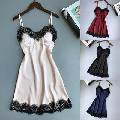 

Women Sexy Sleep Dress Sissy Lace Lingerie Babydoll G-String Underwear Nightwear