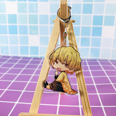 

Fat Bear Anime Demon Kimetsu no Yaiba rubber Keychain Key Ring Gift