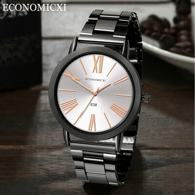 

Gobestart New Design Watch Stainless Steel Quartz Watch Mens Watch