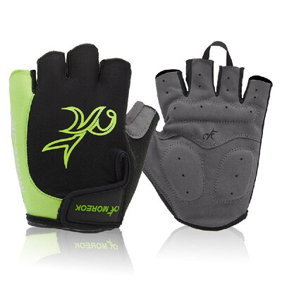 

Cycling Gloves Mountain Bike Bicycle Gloves Breathable Shock Absorbing Padded Half Finger Sports Gloves for Men&Women