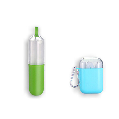 

4 Colors Reusable Folding Straw Environmental Creative Silicone Straw Package Party Bar Drinking Accessories