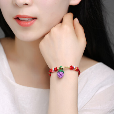 

Transit red rope bracelet childrens birth year jewelry