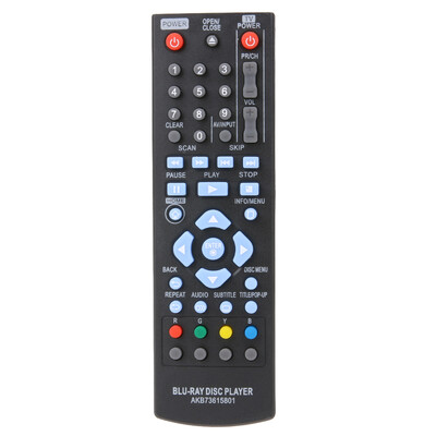 

Blue Light Universal TV Remote Control for LG AKB-73615801 BLU-RAY DISC