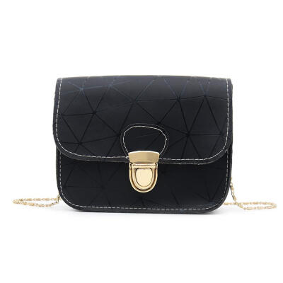 

Geometric Print Shoulder Handbags PU Leather Women Chain Crossbody Bags