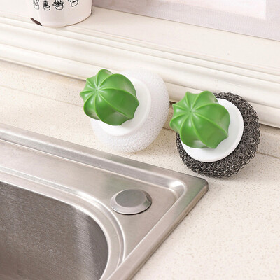 

〖Follure〗2pcsSteel Wire Ball Kitchen Brush Pot Dish Bowl Pot Brush Household Cleaning T