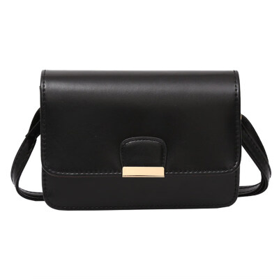 

Women Vintage Solid Color Faux Leather Messenger Pouch Shoulder Crossbody Bag