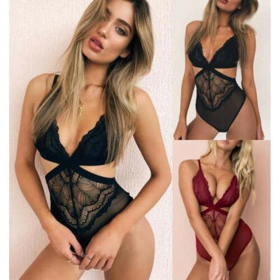

Lingerie Lace Babydoll Womens Underwear Nightwear Lady Bodysuit Night One Piece