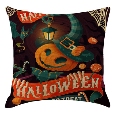 

Siaonvr Halloween Pumpkin Pillow Cover Pillowcases Decorative Sofa Cushion Cover