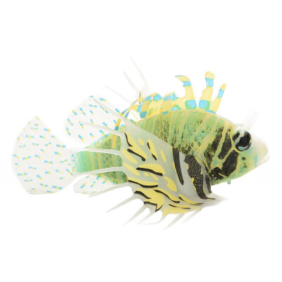 

Siaonvr Aquarium Lion Fish Tank Landscaping Decor Glowing Effect Animal Ornament