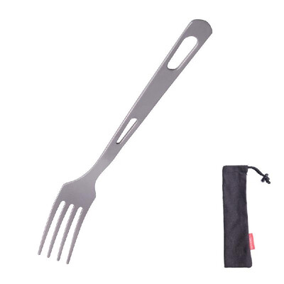 

Titanium Cutlery Spoon Fork Cutter Portable Outdoor Picnic Camping Outing Lightweight Tableware