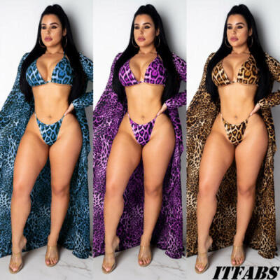

US Women Swimwear Monokini Swimsuit with Bikini Cover up Kaftan Sarong Beachwear