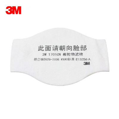 

3M 1701CN 10 Pieces Anti Dust PM25 KN90 Mask Filter Face Masks Insert Protective Filter for Outdoor Activities Respiratory Protec