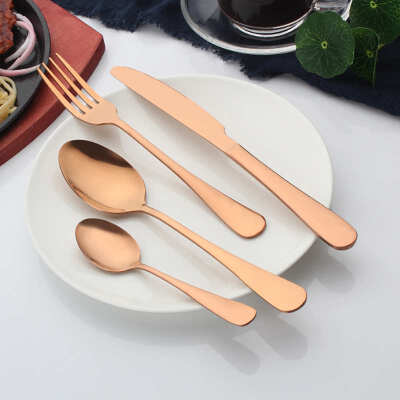 

Colorful Tableware Set Stainless Steel Western-style Food Flatware Set-Fork Table-Knife&Spoon Steak Eating Set Gift