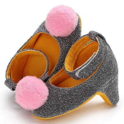 

Baby Girl Shoes High Heels for Photos Princess Toddler Bowknot Crib Shoes 0-12M