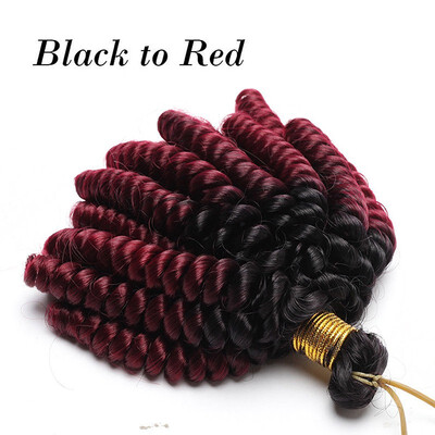 

Curly Crochet Braids Hair Extension Jumpy Wand Curly Crochet Hair Jamaican Bounce Synthetic Braids Twist Hair Ombre Two For Women