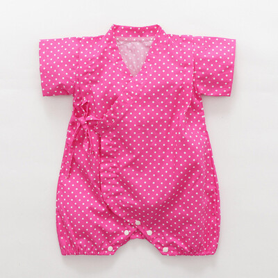 

Newborn Infant Baby Boy Girl Short Sleeve Floral Kimono Romper Jumpsuit Clothes