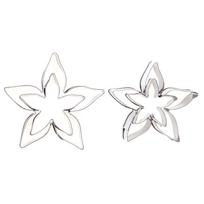 

Roses Calyx Fondant Cake Decor Tools Stainless Steel Baking Mold 4pcs