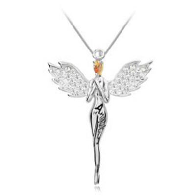

European Angel Wings Angel Pendant Necklaces