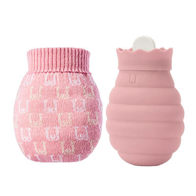 

313ml Hot Water Bag Microwave Heating Silicone Hot Water Bottle Hand Warmer