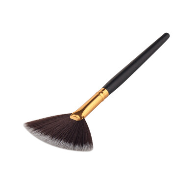 

Gobestart 1Pc Fan Brush Portable Slim Professional Makeup Brush BK