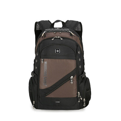 

Fashion multi-function computer backpack large capacity Swiss Warrior Saber shoulder bag outdoor waterproof nylon travel bag
