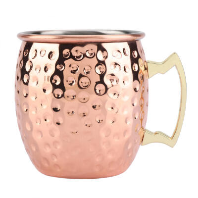 

Greensen 550ml Moscow Mule Mug Copper Plated Stainless Steel Drinking Coffee Beer Cocktail Cup