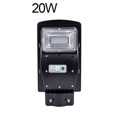 

〖Follure〗20W40W60W LED Solar Powered Outdoor Wall Street Light PIR Motion Sensor Lamp