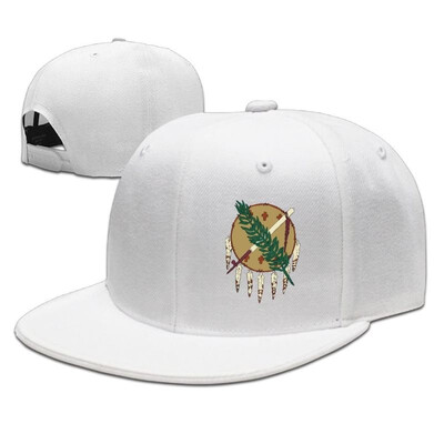 

Oklahoma Flag Element Design Solid Flat Bill Hip Hop Snapback Baseball Cap Unisex sunbonnet Hat