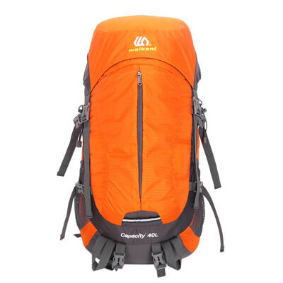 

Outdoor 40L Mountaineering Bag Nylon Rain Cover Hiking Windproof Backpack