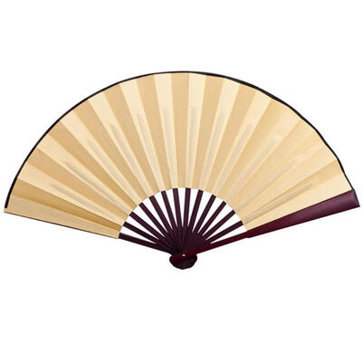 

Chinese Style Silk Cloth Fan Folding Antique DIY Painting Calligraphy Fan