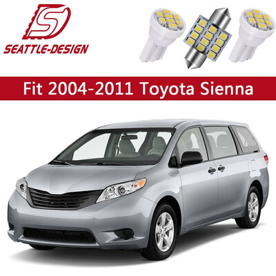 

14x White LED Dome Bulb Interior Lights Package Kit For 2004-2011 Toyota Sienna