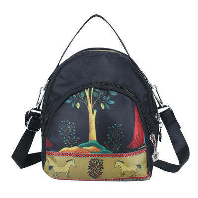 

Printing Shoulder Messenger Handbags Nylon Women Crossbody Top-handle Bags