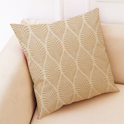 

Toponeto Line Pattern Pillowcase Linen Sofa Cushion Cover Home Decoration Pillowcase