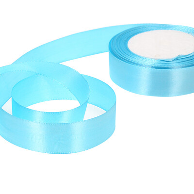 

25 YardsRoll 25mm Width Silk Satin Ribbon DIY Wedding Party Decoration Bow Crafts Invitation Card Gift Wrapping Christmas Ribbons