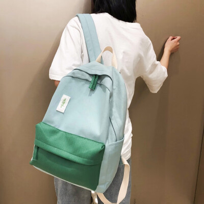 

Ancient sense of girl schoolbag female Korean version of the original high school students double shoulder Bausen Department hundr