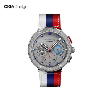 

Xiaomi youpin CIGA Design O Series Quartz Watch Mens Sports Wristwatches Luminous Watch 3 ATM Waterproof Three Eye Timing Watch